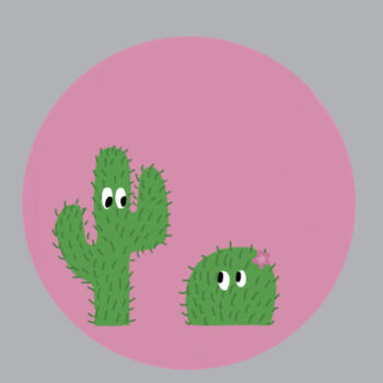 Cacti Print - Kids Crew Neck Design
