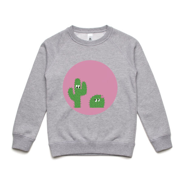 Cacti Print - Kids Crew Neck Thumbnail