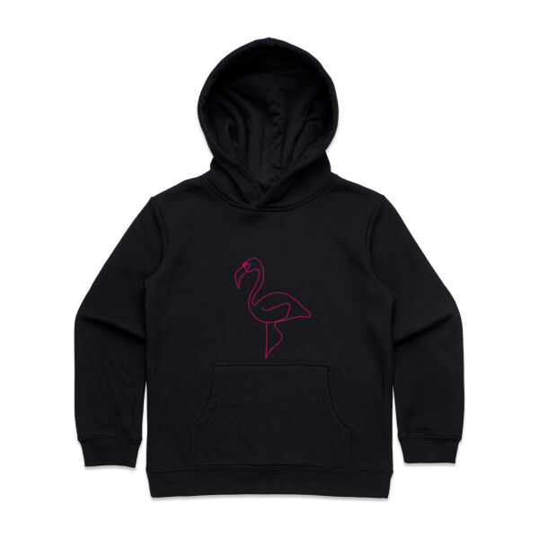 Flamingo Print - Kids Hoodie Thumbnail