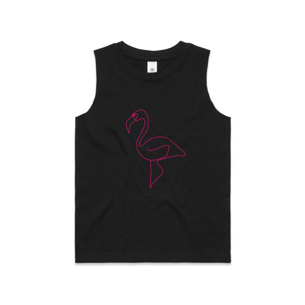Flamingo Print - Kids Tank Thumbnail