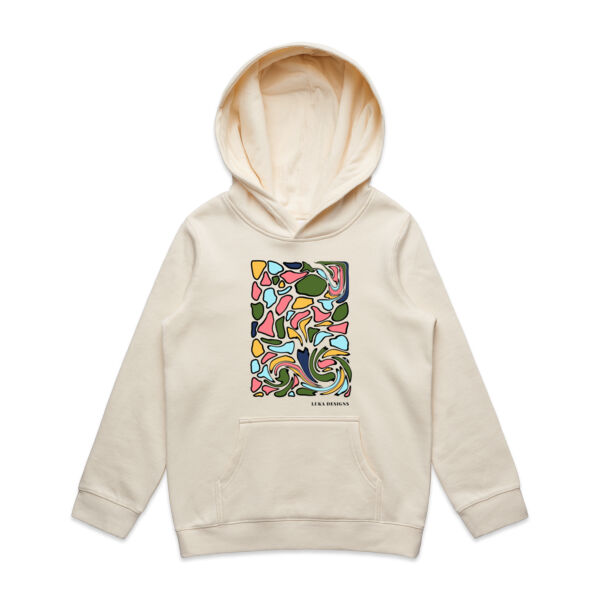 Fragments Print - Kids Hoodie Thumbnail