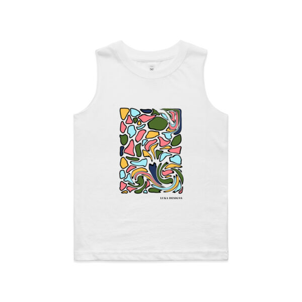 Fragments Print - Kids Tank Thumbnail