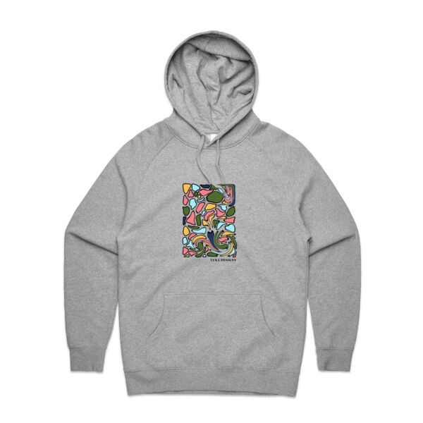 Fragments Print - Mens Hoodie Thumbnail