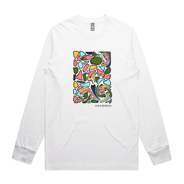 Fragments Print - Mens Longsleeve Thumbnail