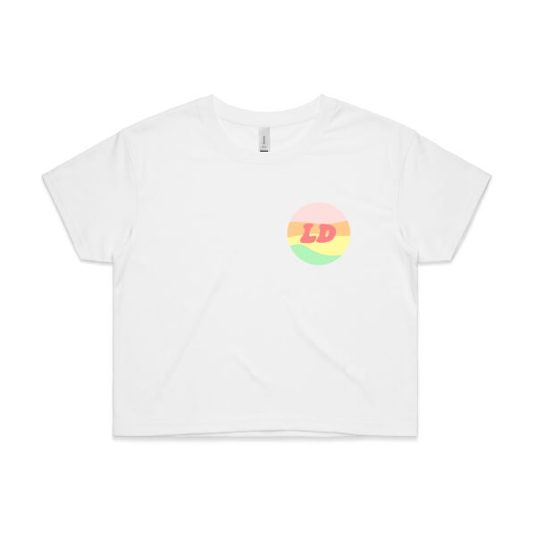 LD Print - Womens Crop Tee Thumbnail